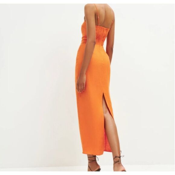 Reformation Orange Maxi Dress - Picture 11 of 11